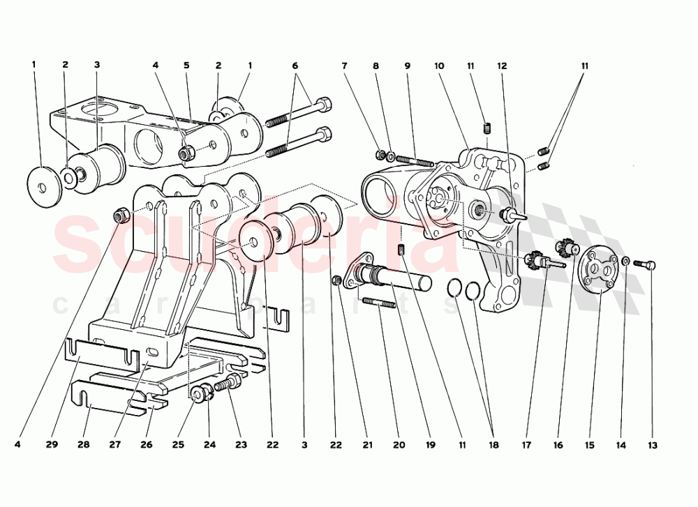Gearbox Oil Pump of Lamborghini Lamborghini Diablo GT (1999-2000)