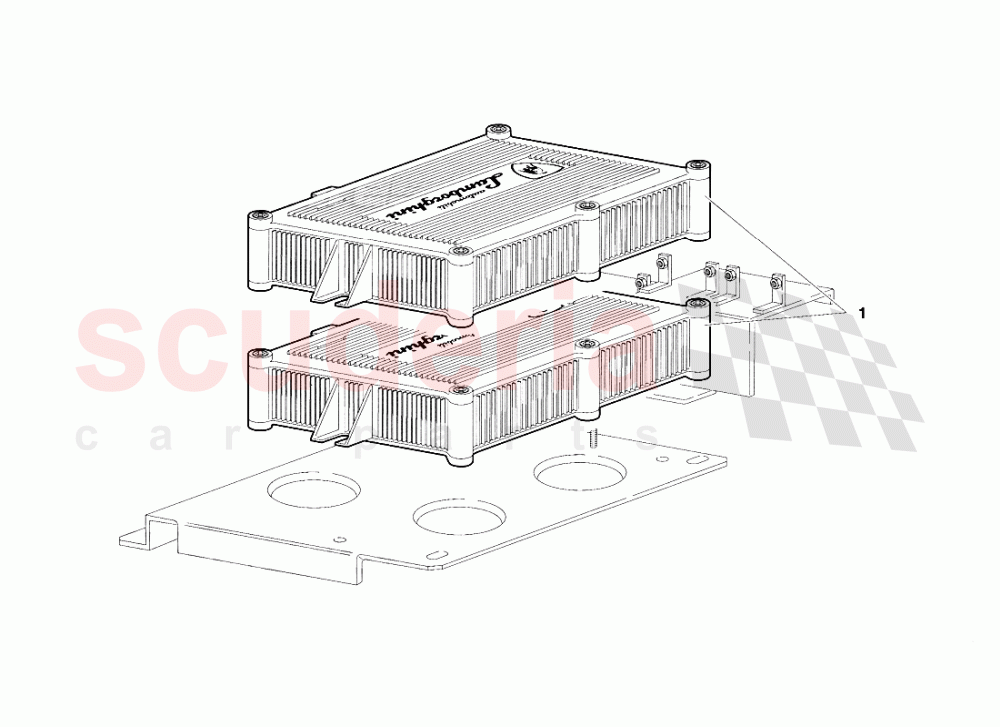 Electronic Injection Units (Valid for Switzerland - January 1995) of Lamborghini Lamborghini Diablo SE30 (1993-1995)