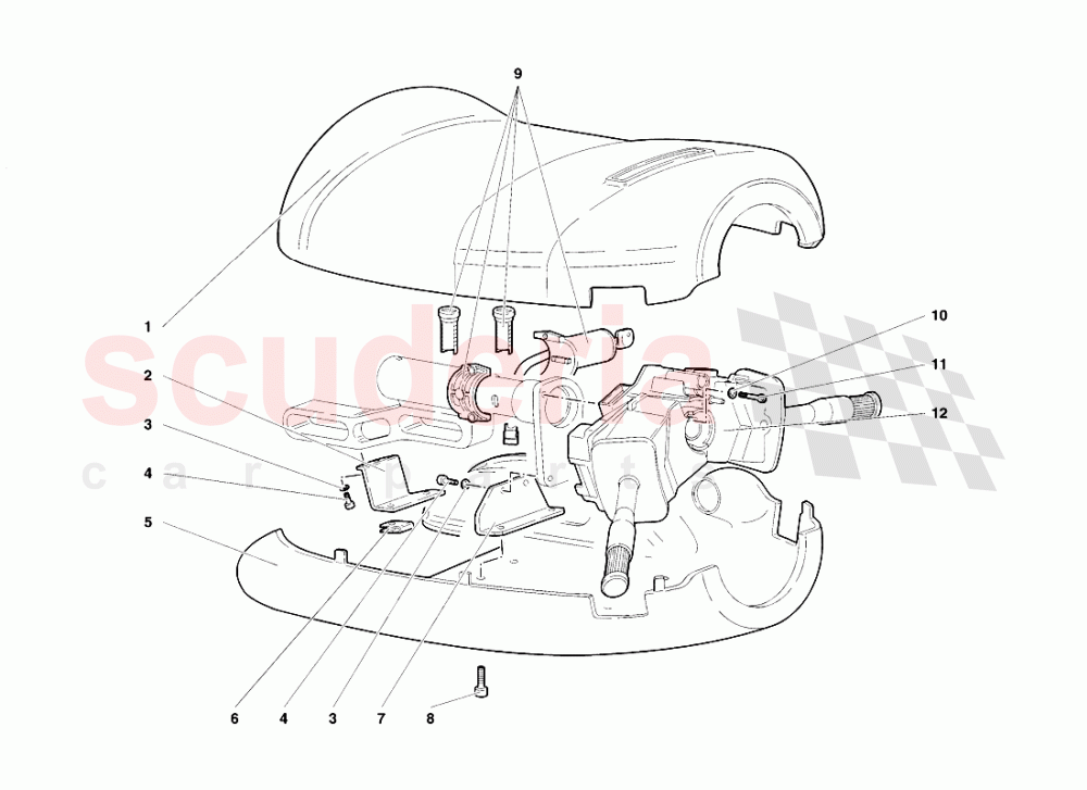 Steering 1 of Lamborghini Lamborghini Diablo SV (1998)