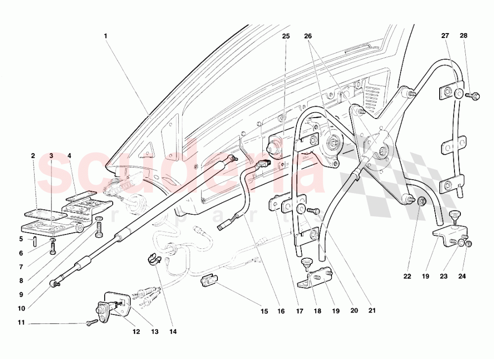 Doors 2 of Lamborghini Lamborghini Diablo SV (1998)