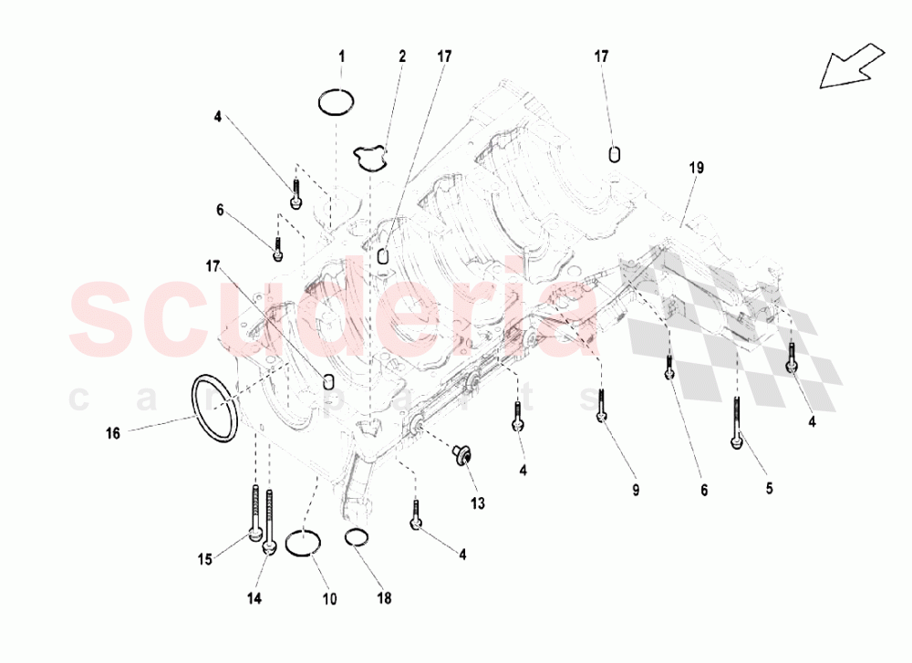 Securing Components And Seals of Lamborghini Lamborghini Gallardo LP550 Coupe