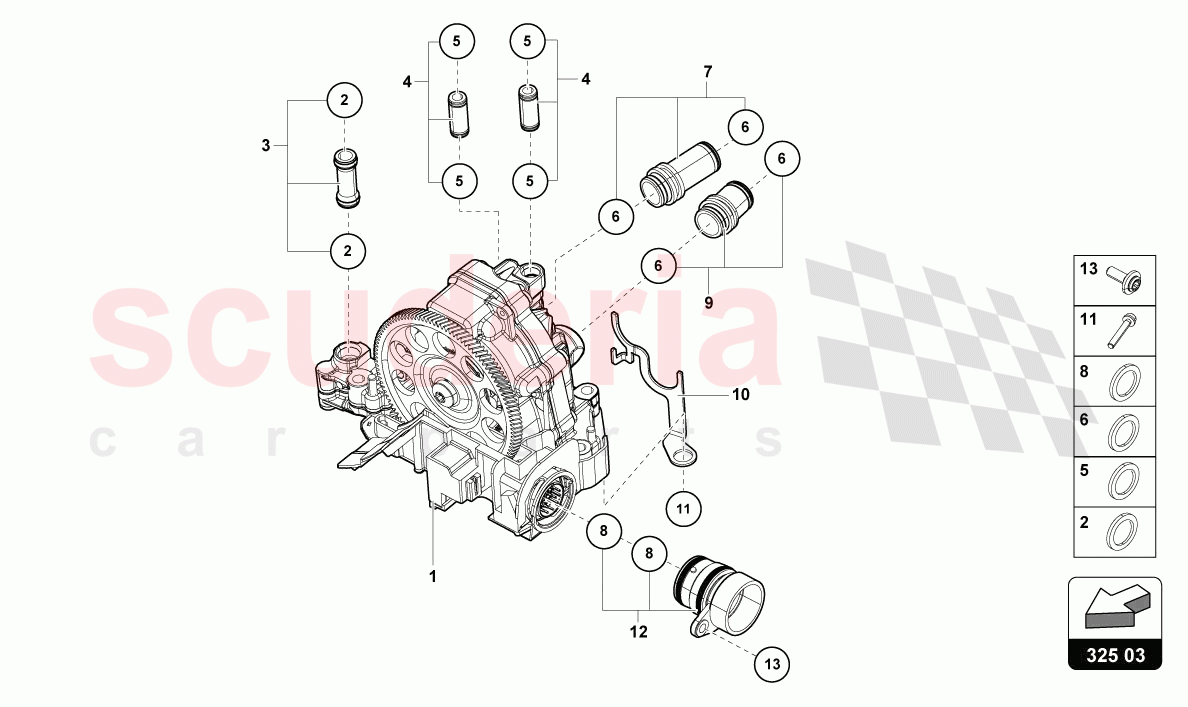 HYDRAULICS CONTROL UNIT of Lamborghini Lamborghini Huracan Evo Spyder 2WD