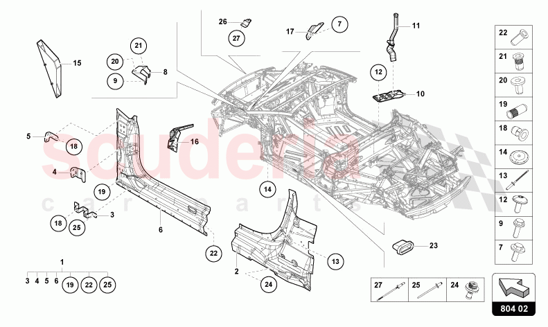REINFORCEMENT of Lamborghini Lamborghini Huracan Evo Spyder 2WD