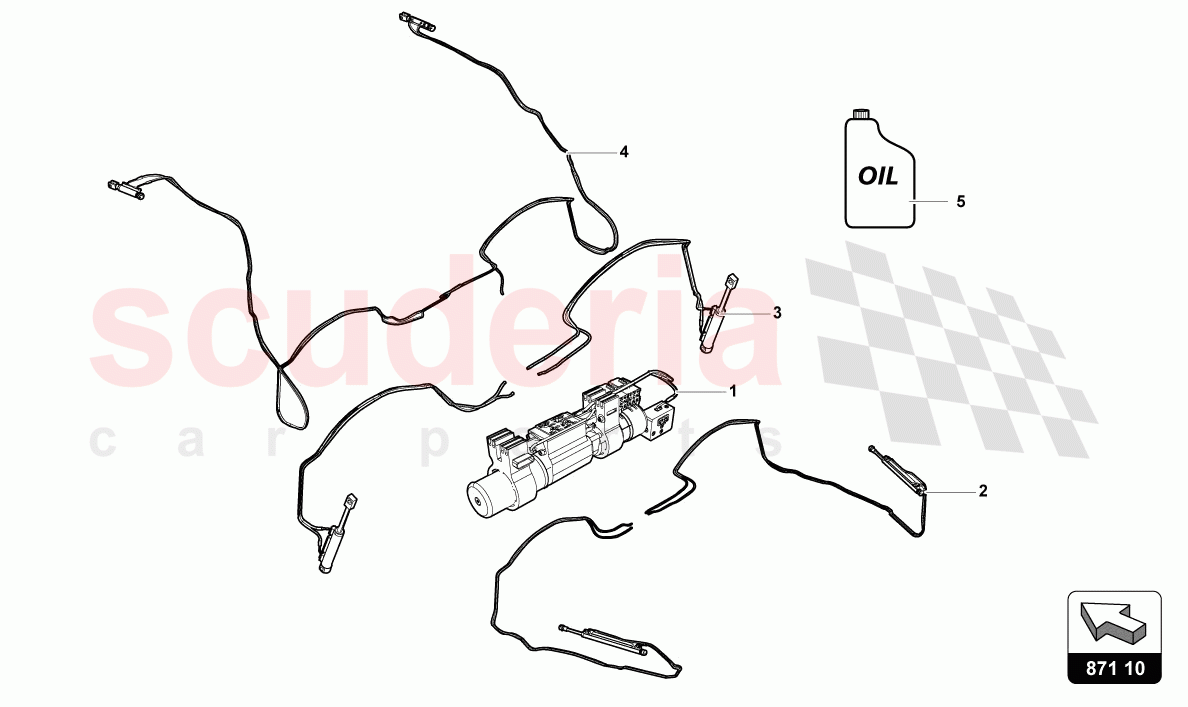 ROOF of Lamborghini Lamborghini Huracan Evo Spyder 2WD