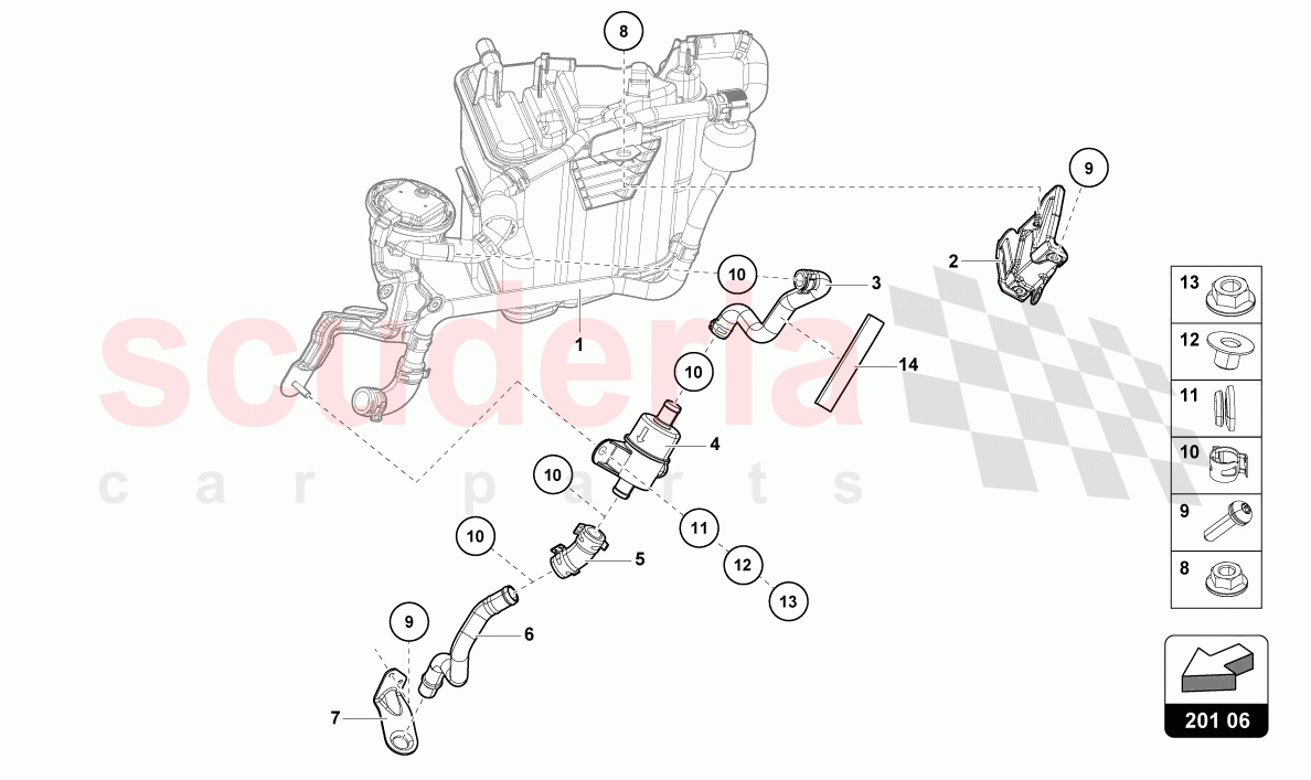 ACTIVATED CHARCOAL CONTAINER of Lamborghini Lamborghini Huracan STO