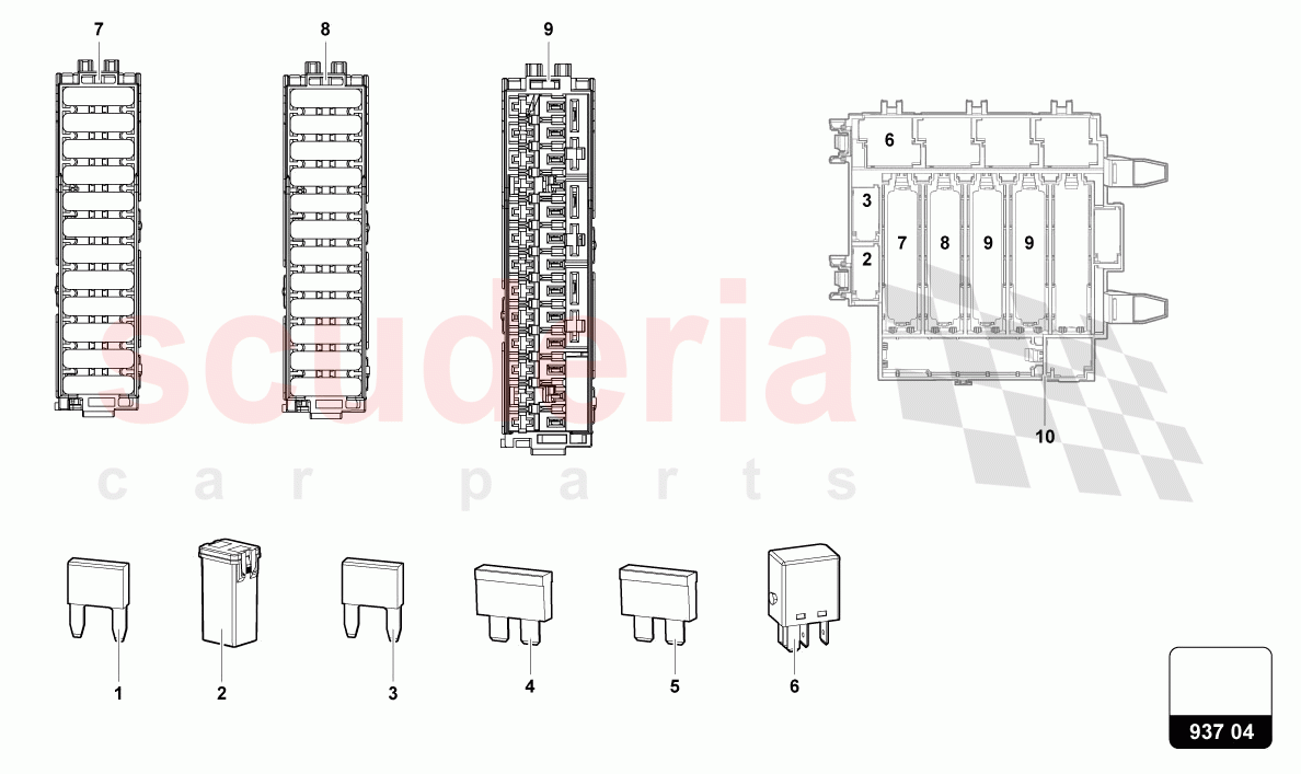 FUSES of Lamborghini Lamborghini Urus S