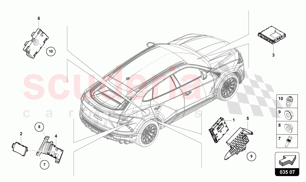 TV TUNER of Lamborghini Lamborghini Urus (2019-2022)