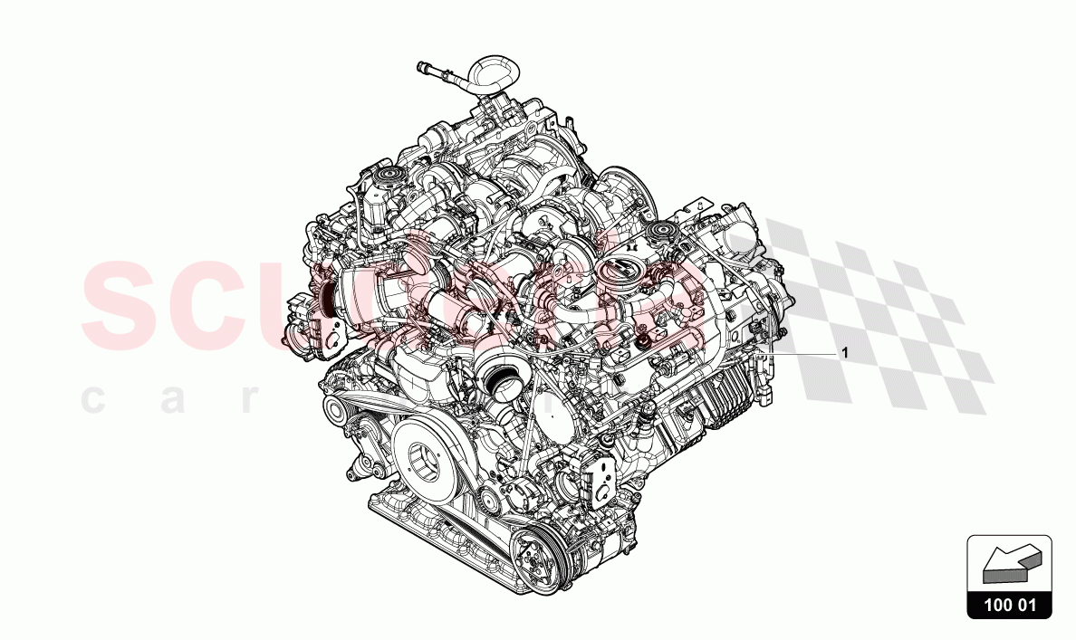 ENGINE of Lamborghini Lamborghini Urus (2019-2022)