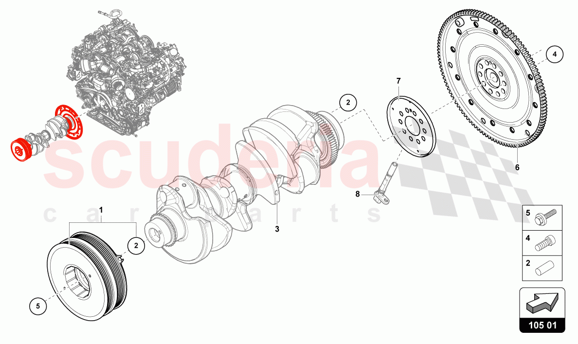 FLYWHEEL of Lamborghini Lamborghini Urus (2019-2022)