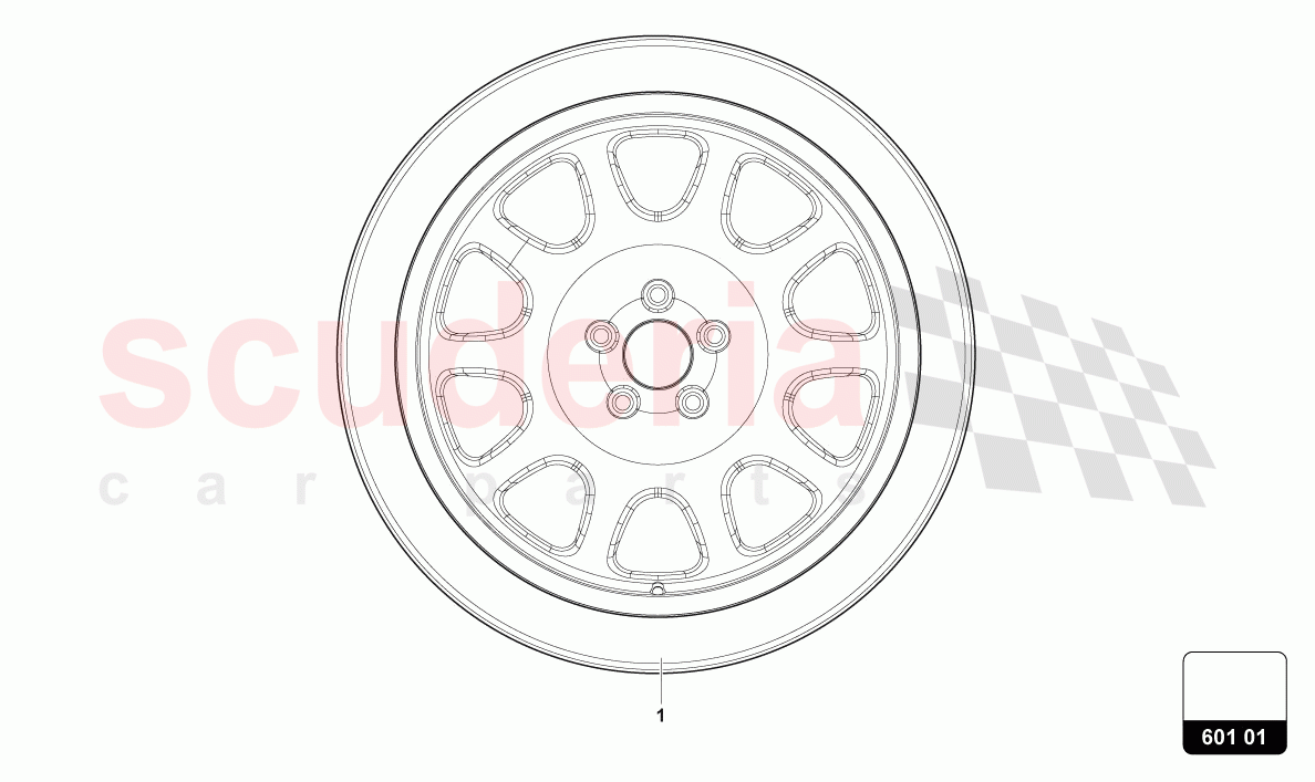 SPARE WHEEL of Lamborghini Lamborghini Urus (2019-2022)