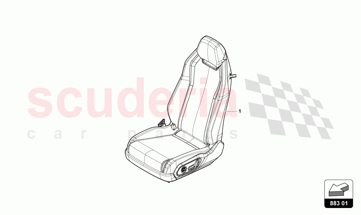 REAR SEATS of Lamborghini Lamborghini Urus (2019-2022)