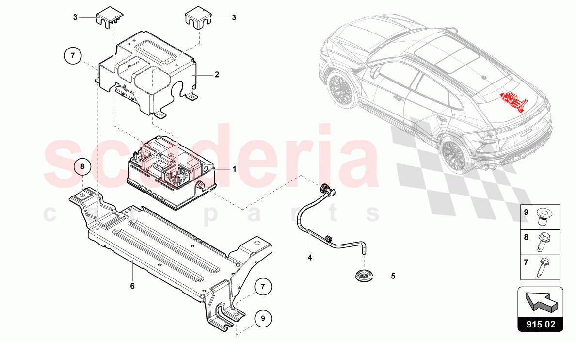 CAPACITOR FOR 48 V VEHICLE ELECTRICAL SYSTEM of Lamborghini Lamborghini Urus Performante
