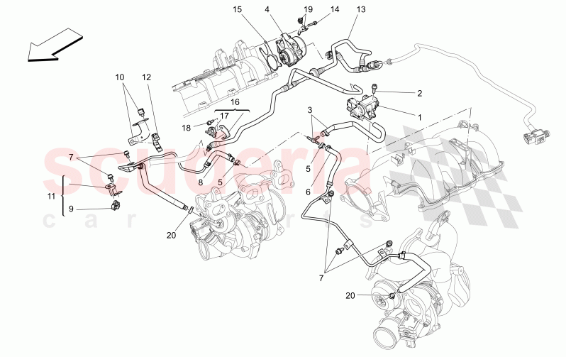 ADDITIONAL AIR SYSTEM of Maserati Maserati Levante Modena Automatic 3.0 BT V6 4WD 350HP