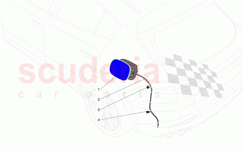 FUEL TANK DOOR AND CONTROLS of Maserati Maserati Grecale Modena Automatic 2.0 T4 4WD 250HP MHEV