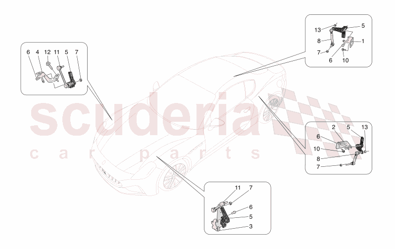LIGHTING SYSTEM CONTROL of Maserati Maserati GranTurismo M189 TROFEO  AUTOMATIC 4WD 3.0 BT V6 550 HP