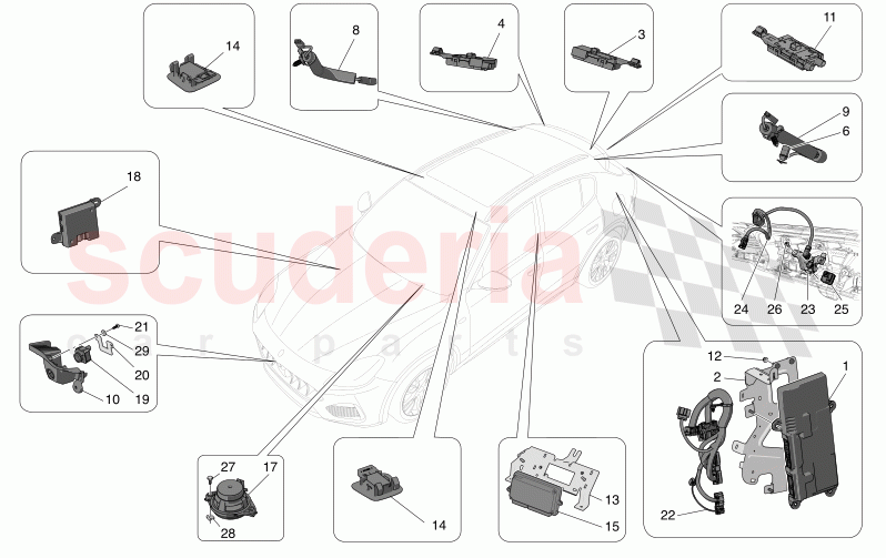 IT SYSTEM of Maserati Maserati Grecale GT Automatic 2.0 T4 4WD 300HP MHEV