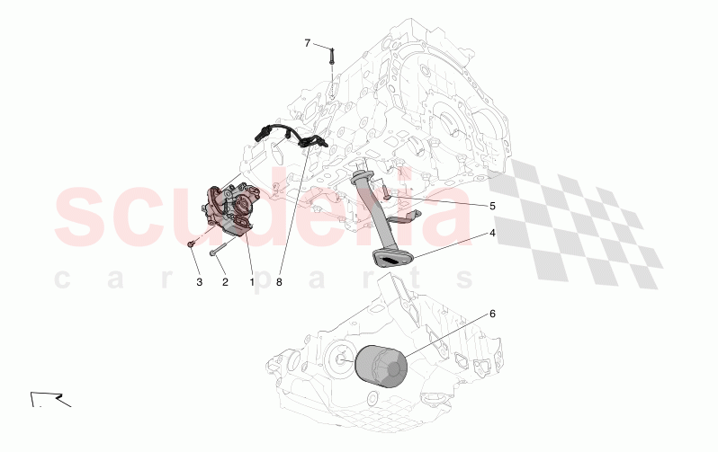 LUBRICATION SYSTEM: PUMP AND FILTER of Maserati Maserati Grecale GT Automatic 2.0 T4 4WD 250HP MHEV