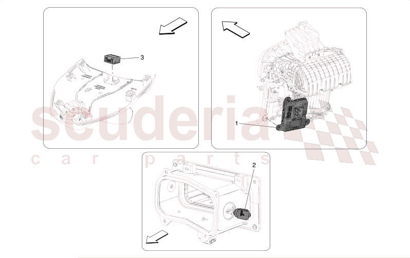 A/C UNIT: ELECTRONIC CONTROL of Maserati Maserati GranTurismo M189 FOLGORE  AUTOMATIC 4WD BEV 560 kW