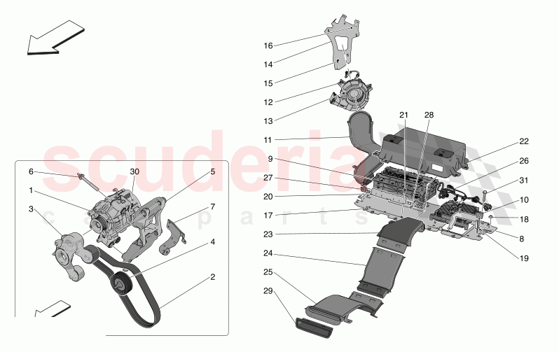 ENERGY GENERATION AND ACCUMULATION of Maserati Maserati Grecale GT Automatic 2.0 T4 4WD 300HP MHEV
