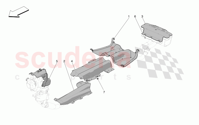 THERMAL INSULATING PANELS of Maserati Maserati Grecale GT Automatic 2.0 T4 4WD 250HP MHEV