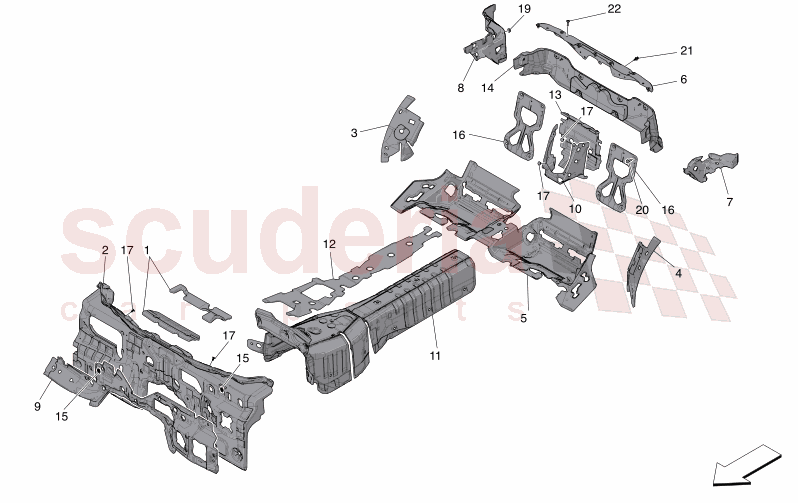 SOUND-PROOFING PANELS INSIDE THE VEHICLE of Maserati Maserati GranCabrio M189    AUTOMATIC 4WD 3.0 BT V6 490 HP