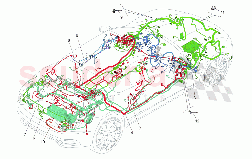 MAIN WIRING of Maserati Maserati GranTurismo (2017+) Special Edition CC
