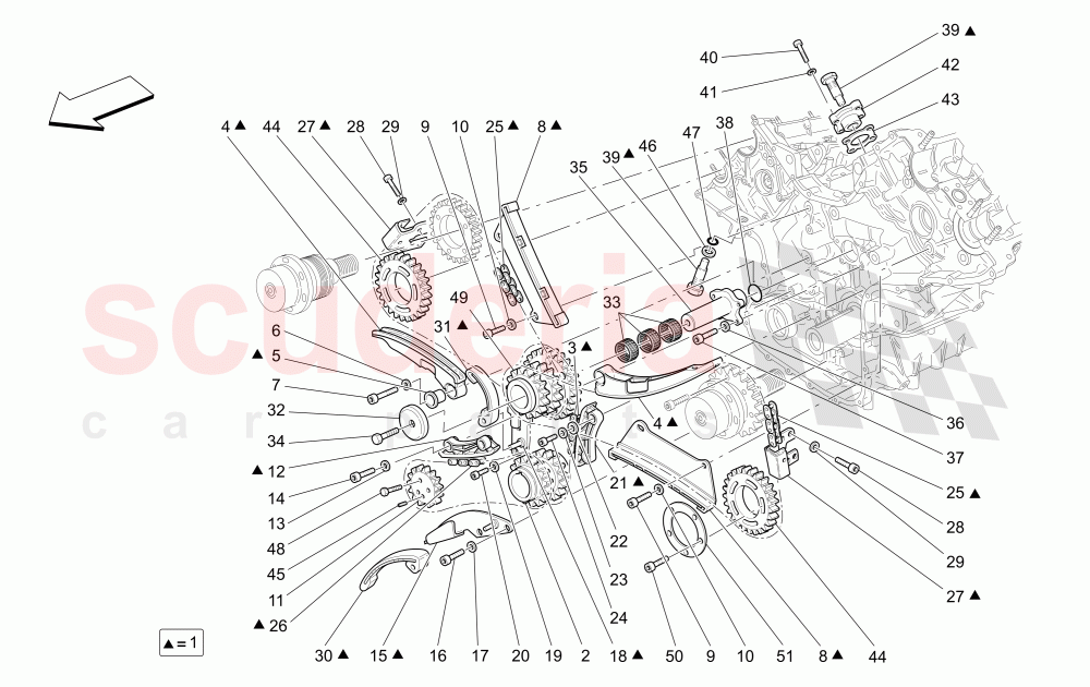 TIMING - CONTROLS of Maserati Maserati GranSport Spyder (2005-2007)