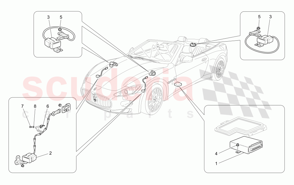 ELECTRONIC CONTROL (SUSPENSION) of Maserati Maserati GranCabrio (2013+)