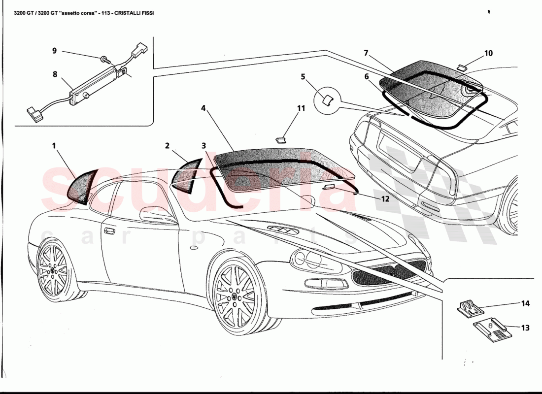 FIXED WINDOWS of Maserati Maserati 3200 GT / Assetto Corsa