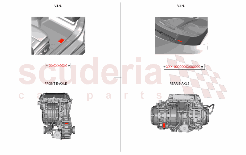 01.AC - 2 CAR IDENTIFICATION NUMBER of Maserati Maserati GranCabrio M189 FOLGORE  AUTOMATIC 4WD BEV 560 kW