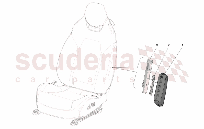 FRONT SIDE BAG SYSTEM of Maserati Maserati GranCabrio M189    AUTOMATIC 4WD 3.0 BT V6 490 HP