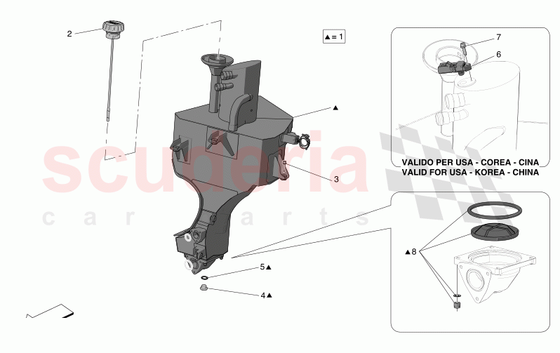 LUBRICATION SYSTEM: CIRCUIT AND COLLECTION of Maserati Maserati MC20 Automatic 3.0 BT V6 2WD 630HP