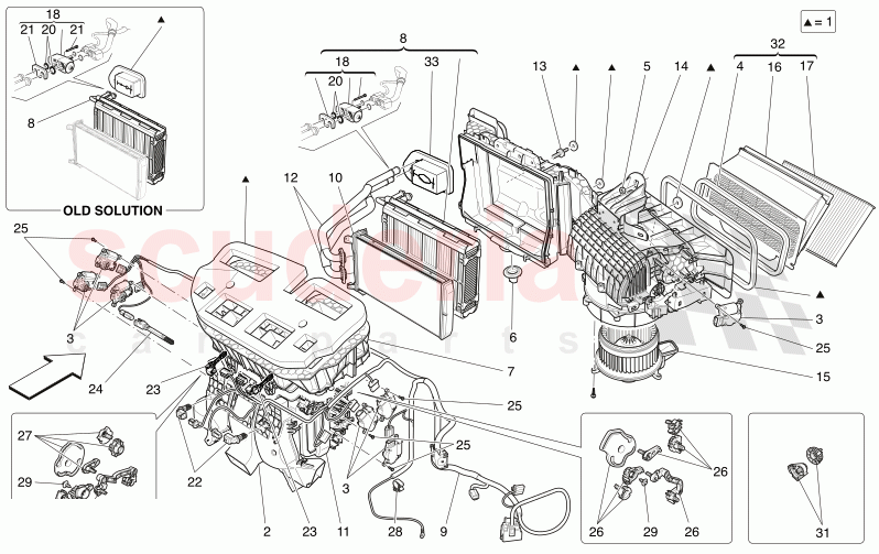A/C UNIT: DASHBOARD DEVICES of Maserati Maserati Levante Modena Automatic 3.0 BT V6 4WD 350HP