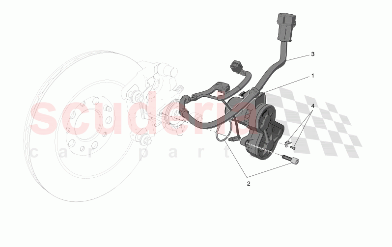 PARKING BRAKE of Maserati Maserati Grecale Modena Automatic 2.0 T4 4WD 250HP MHEV