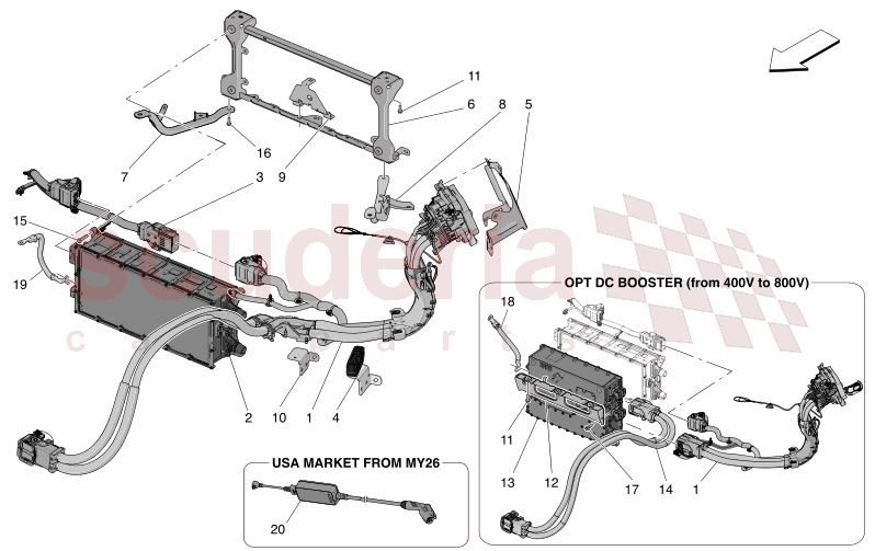 CHARGING SYSTEM of Maserati Maserati GranTurismo M189 FOLGORE  AUTOMATIC 4WD BEV 560 kW