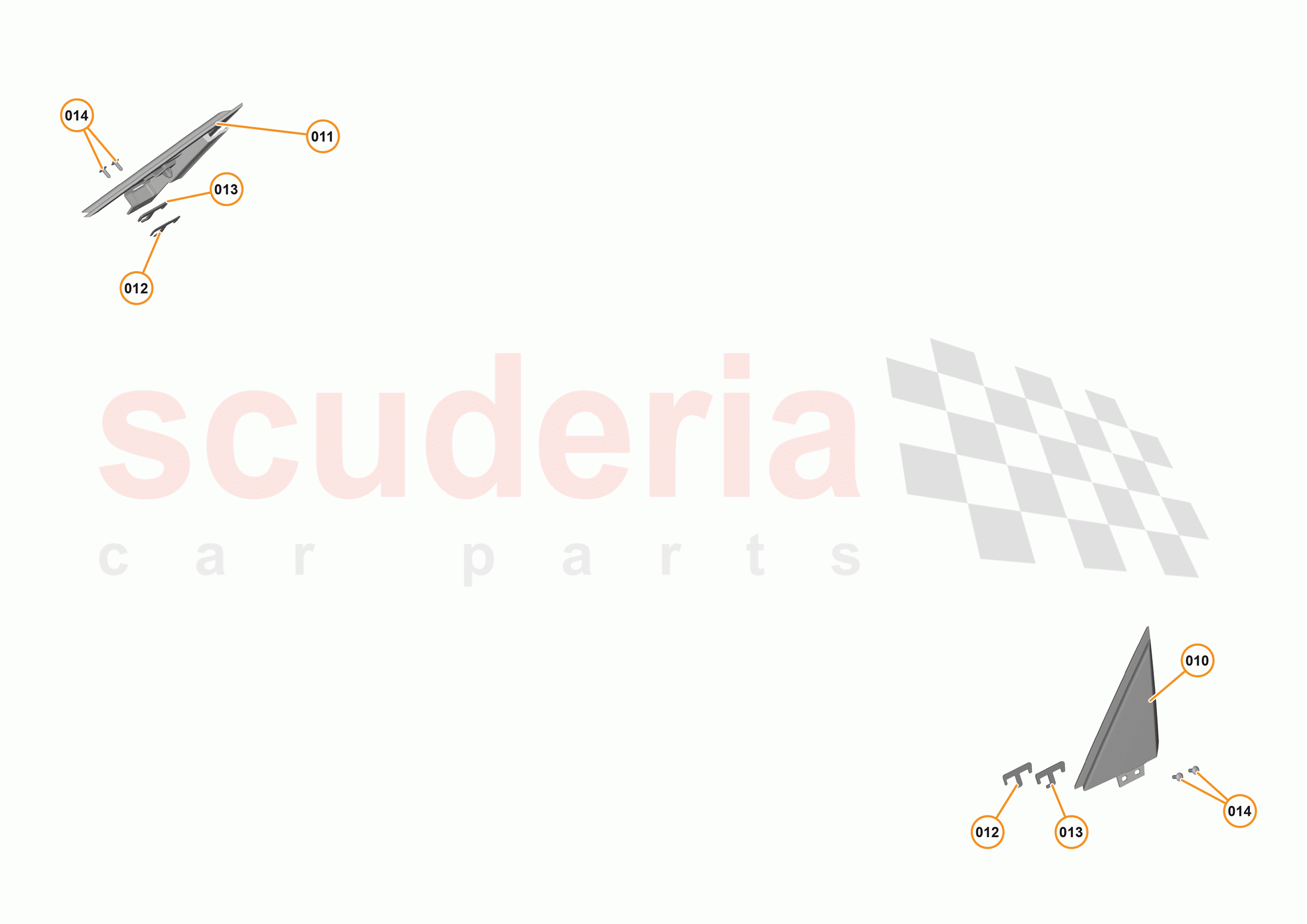 7 - GLAZING - CLOSURES & DYNAMIC - 7.1 - DOOR GLAZING - FIXED of McLaren McLaren 540C Coupe