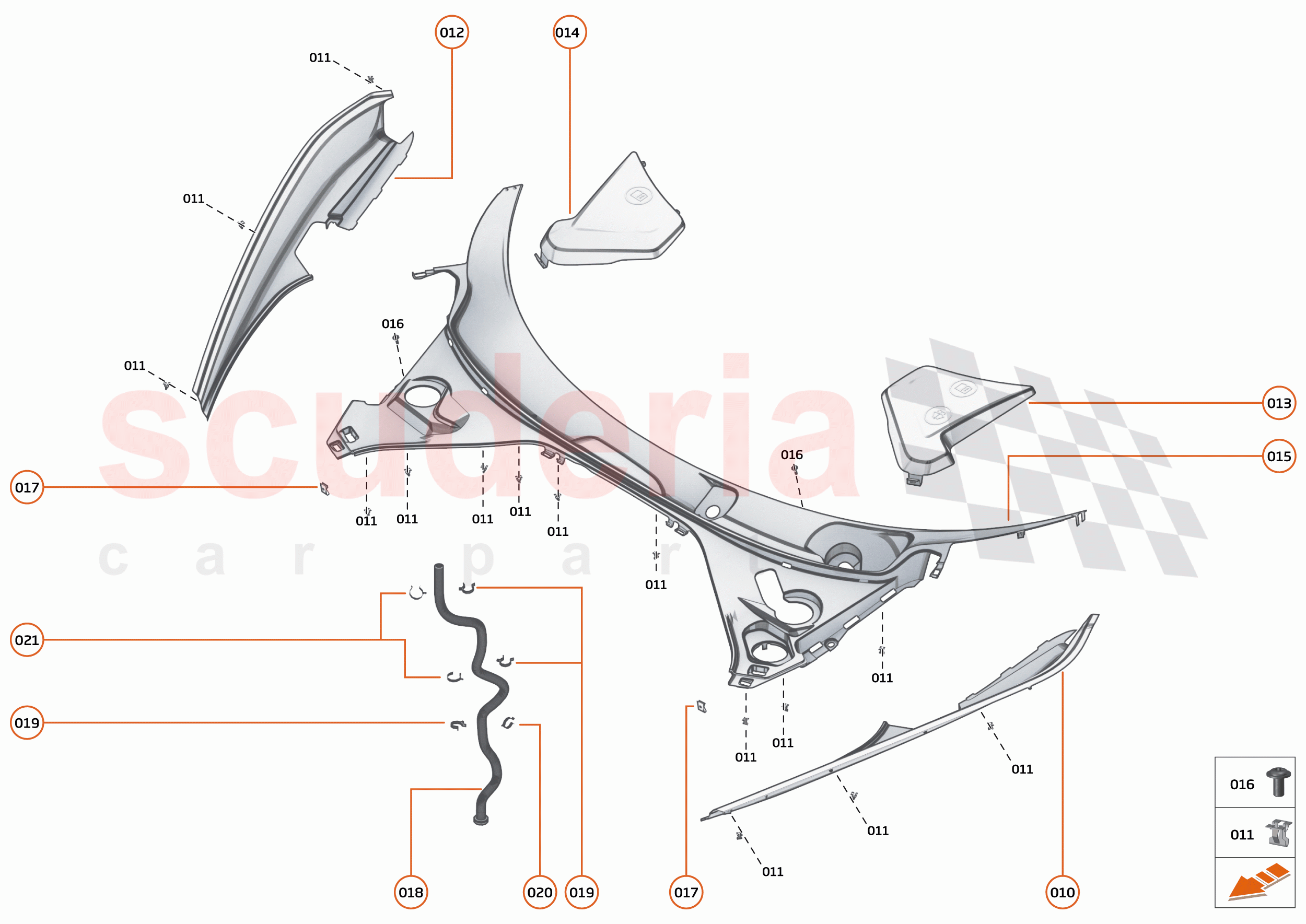 10 - EXTERIOR ORNAMENTATION - 10.2 - FRONT TRIM of McLaren McLaren 765LT