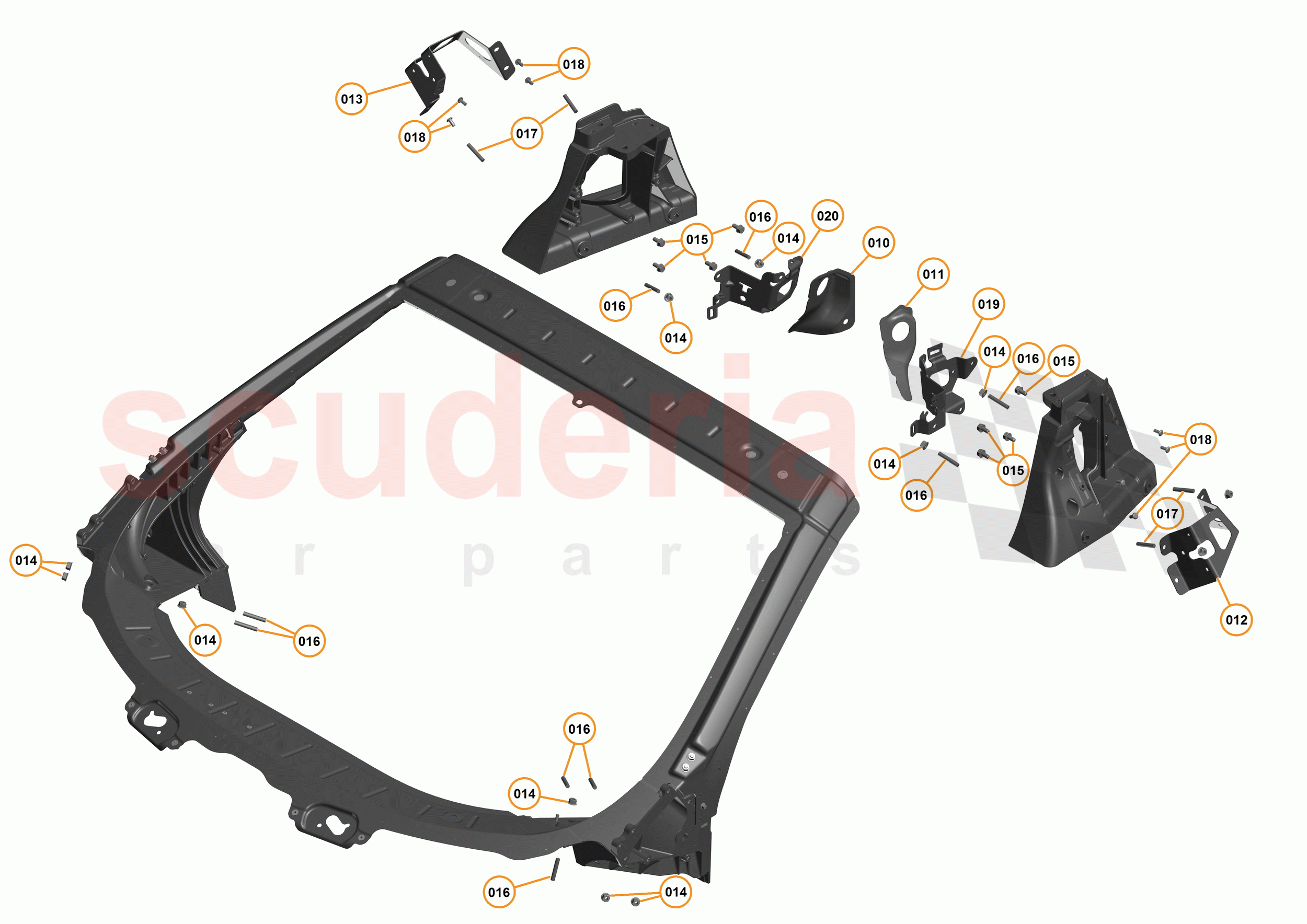 1 - A1 - BODY STRUCTURES - 1.4 - 04 - TUB UPPER of McLaren McLaren 675LT Spider
