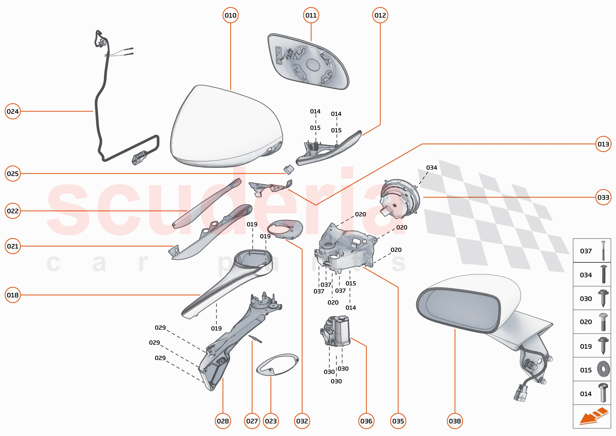 7 - CLOSURES - 7.9 - SIDE MIRRORS of McLaren McLaren 750S Coupe