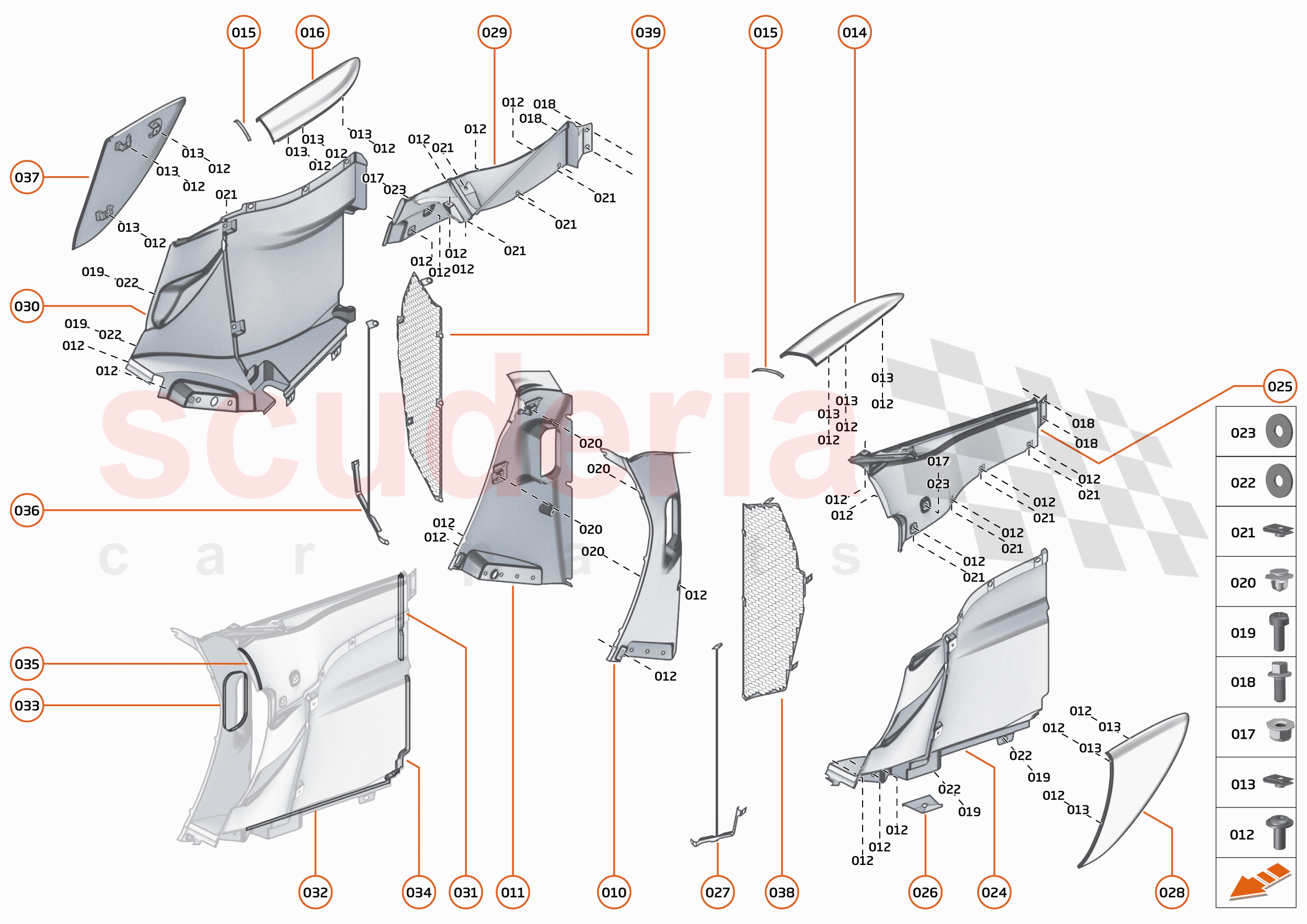 14 - DUCTS, VENTS AND FLOORS - 14.2 - SIDE DUCTS AND VENTS of McLaren McLaren 600LT Spider