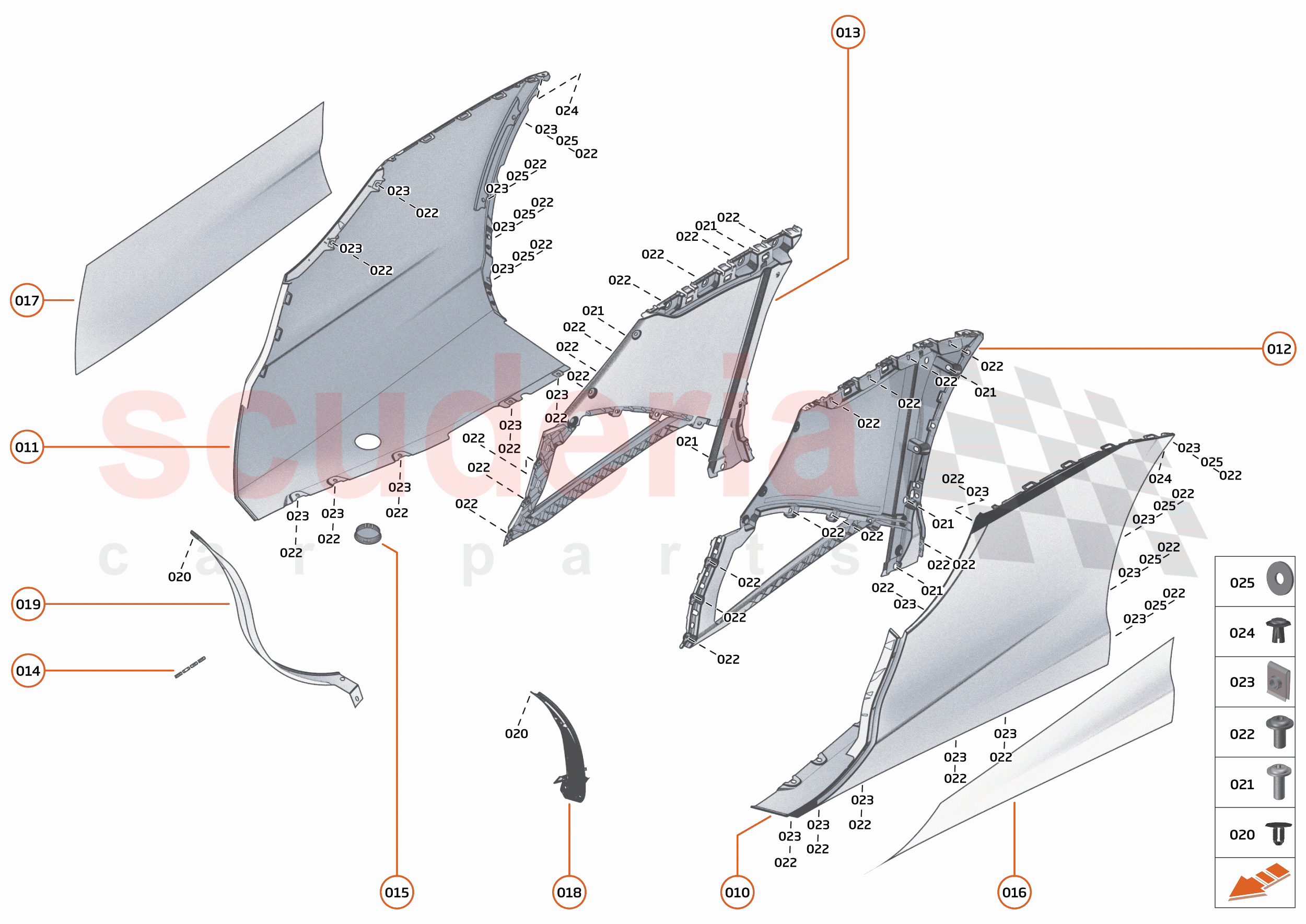 12 - EXTERIOR ORNAMENTATION - 12.3 - SIDE TRIM of McLaren McLaren Artura