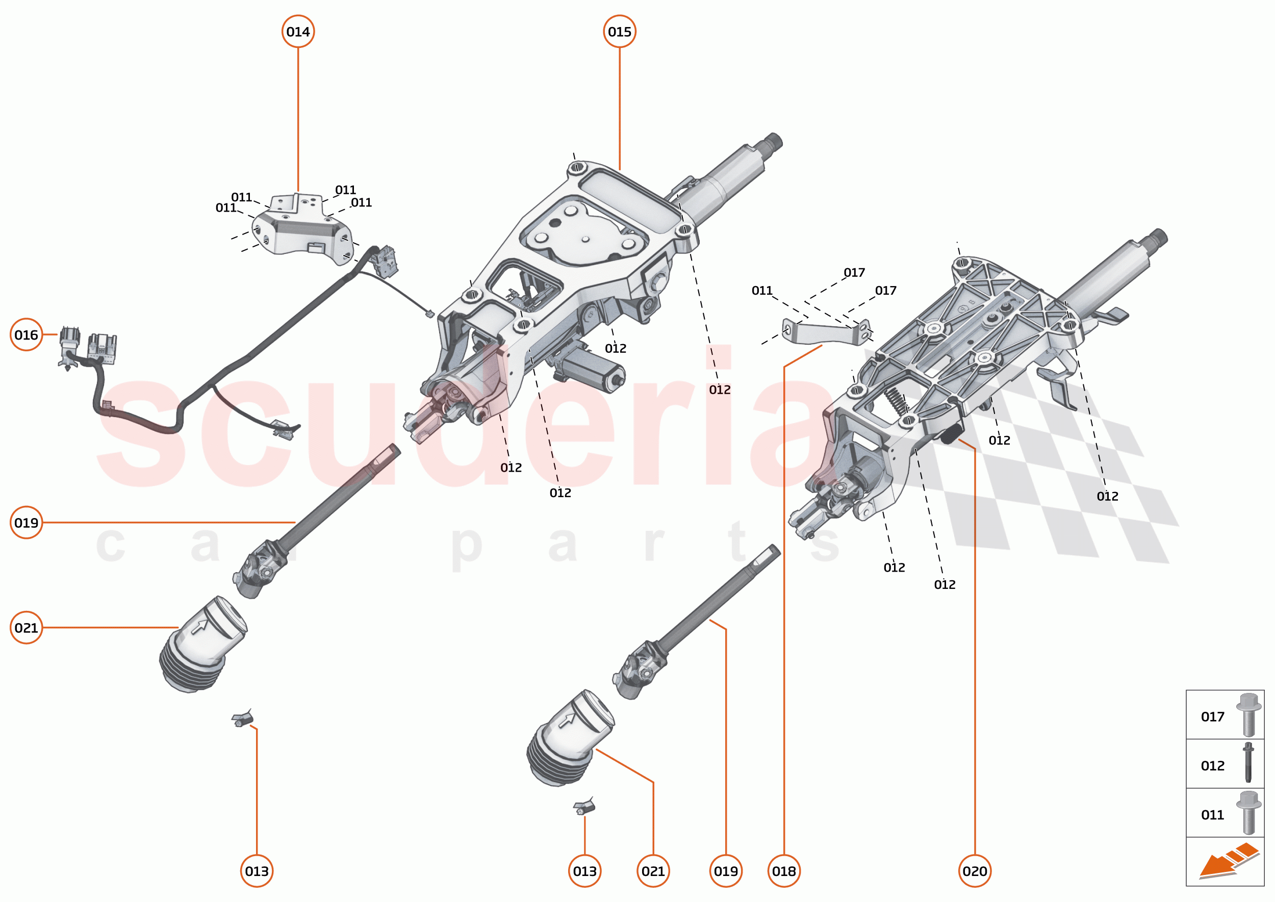28 - STEERING - 28.4 - STEERING COLUMN of McLaren McLaren 765LT Spider