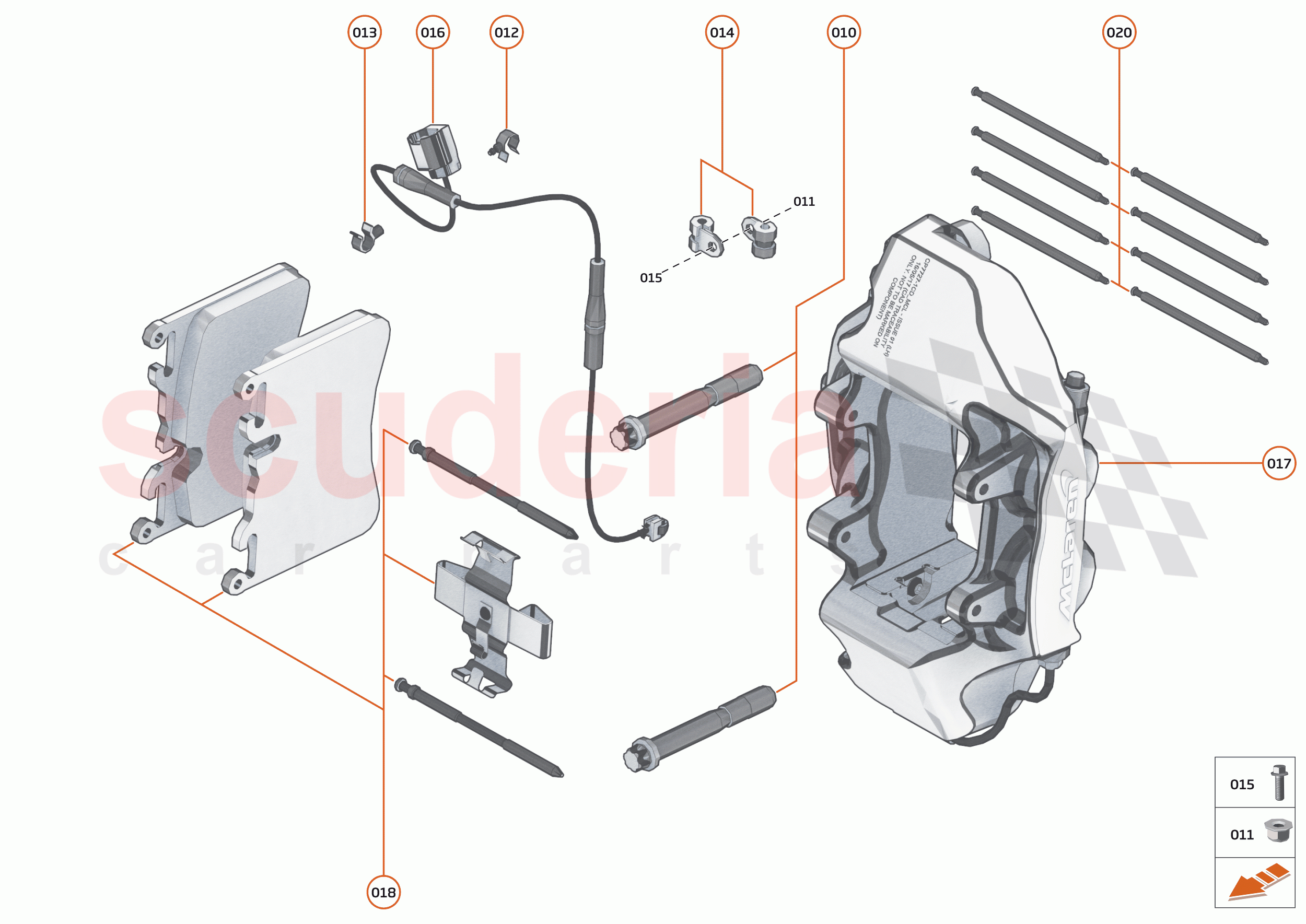 18 - BRAKES - 18.5 - BRAKE CALIPERS_REAR of McLaren McLaren Senna