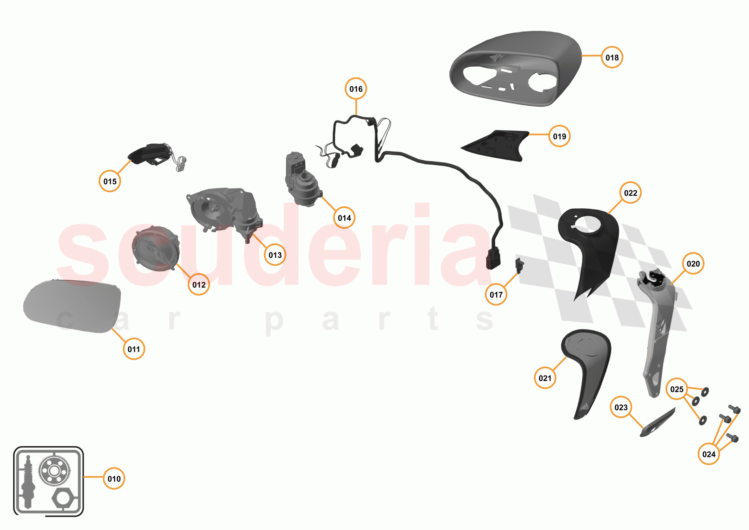 5 - CLOSURES - 5.7 - SIDE MIRRORS of McLaren McLaren P1 Coupe