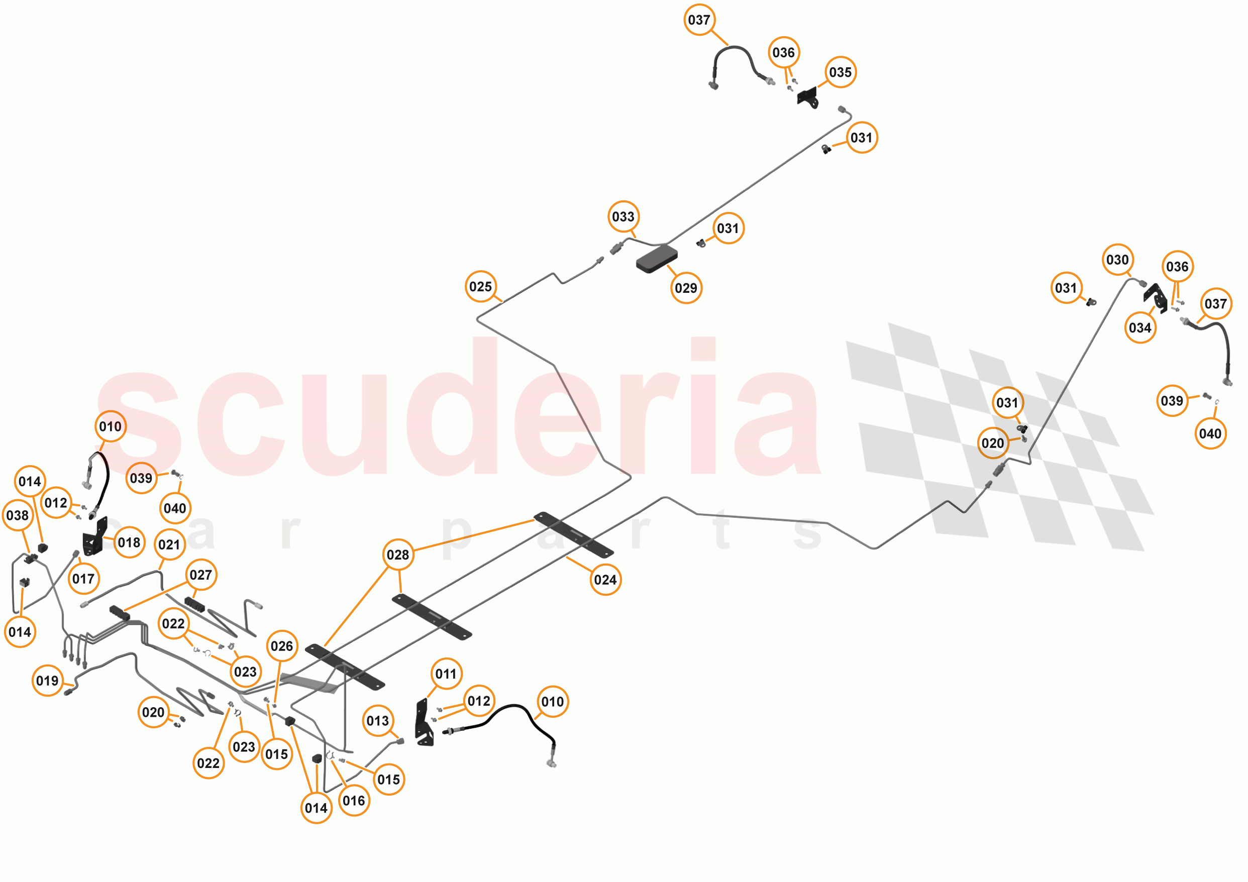 23 - BRAKES - SYSTEMS - 23.4 - BRAKE PIPES of McLaren McLaren 570S Coupe