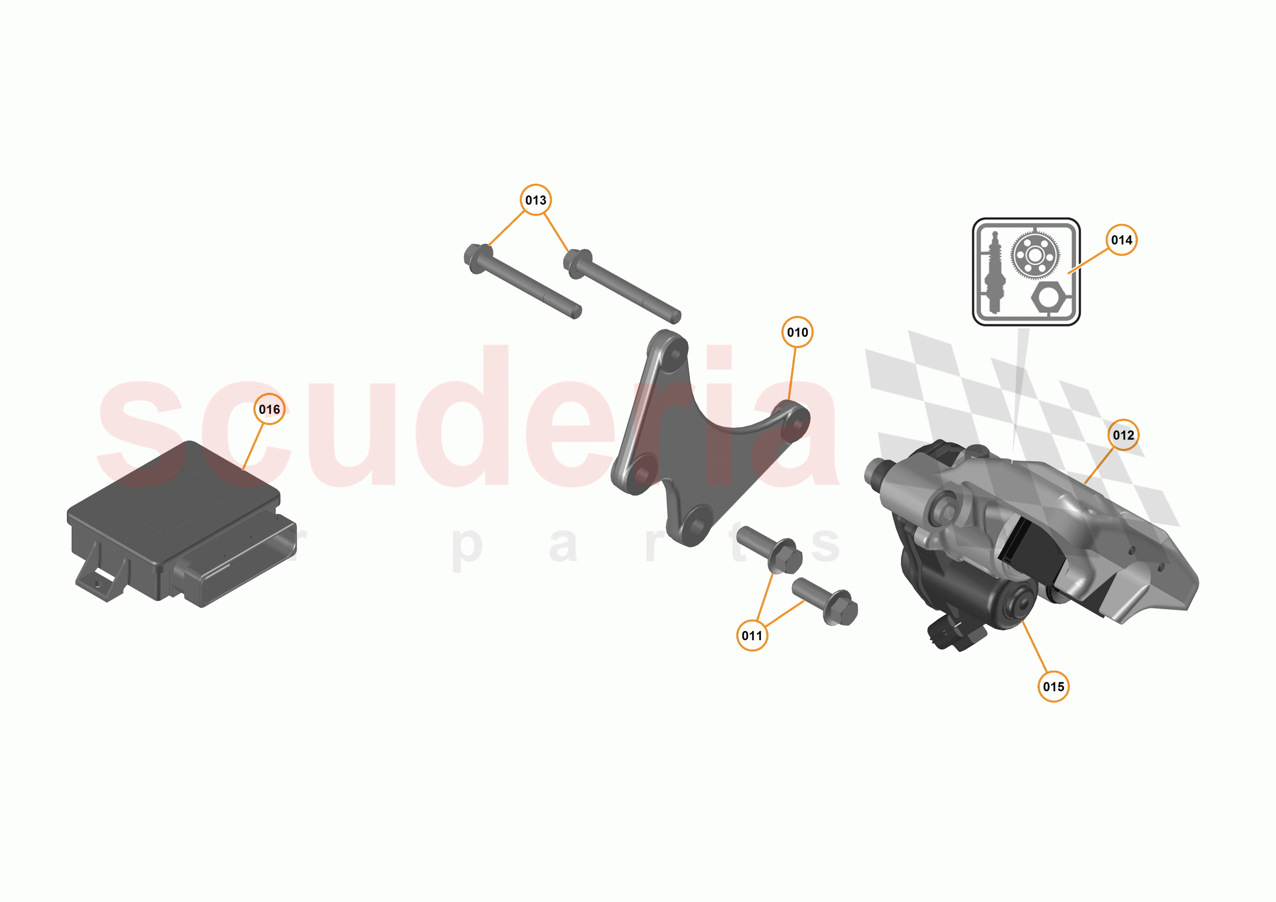10 - C2 - PARKING BRAKE SYSTEM - 10.1 - 01 - PARKING BRAKE SYSTEM of McLaren McLaren 675LT Coupe