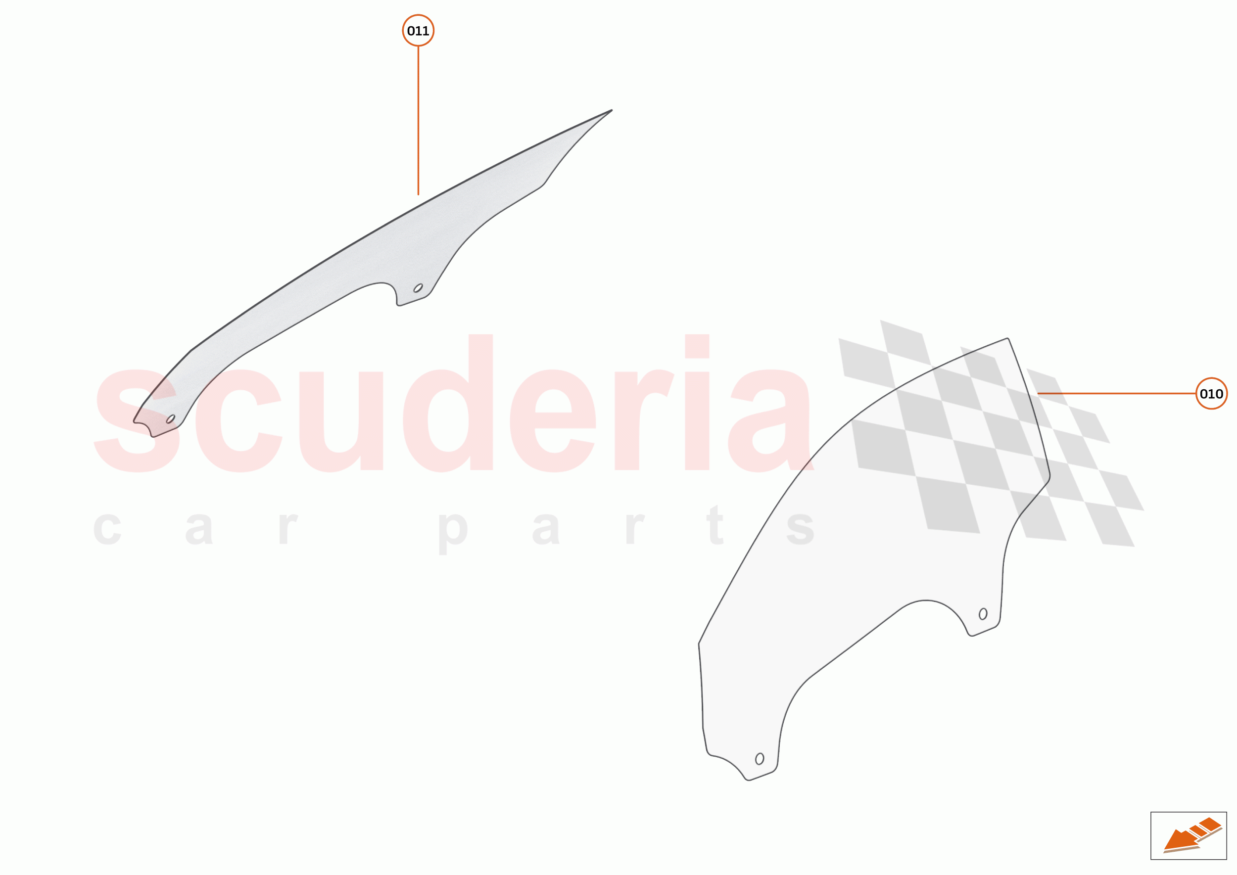 10 - GLAZING CLOSURES - 10.2 - DOOR GLAZING DYNAMIC of McLaren McLaren Artura