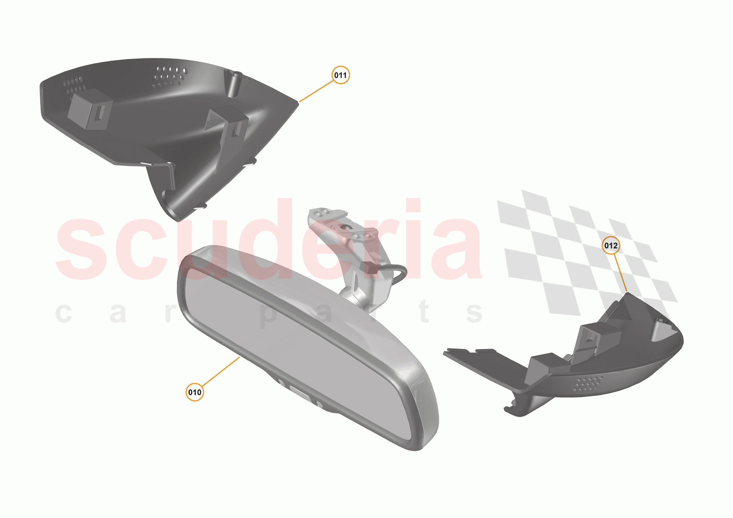 47 - INTERIOR SYSTEMS - 47.8 - DRIVER MIRROR of McLaren McLaren 570S Coupe