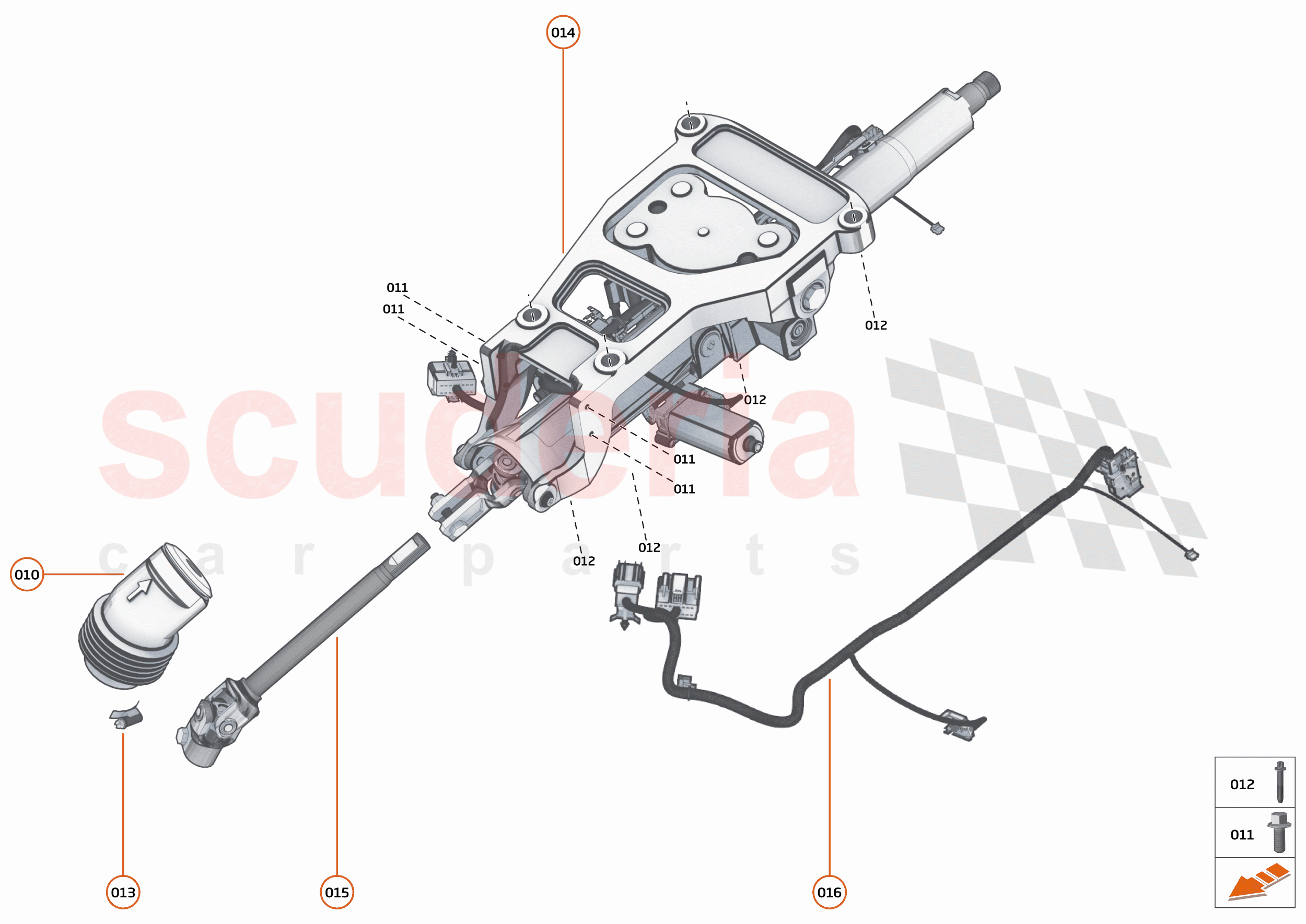 20 - STEERING - 20.4 - STEERING COLUMN of McLaren McLaren Speedtail