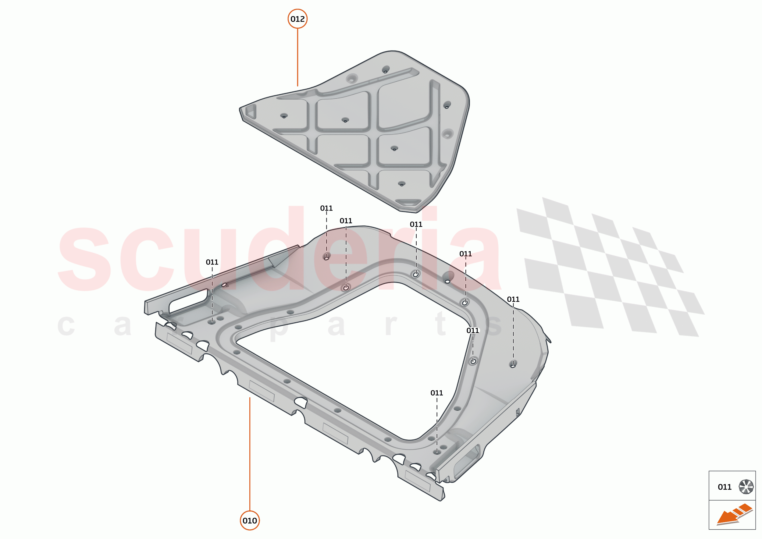 6 - PANELS - 6.4 - BULKHEAD of McLaren McLaren 750S Coupe